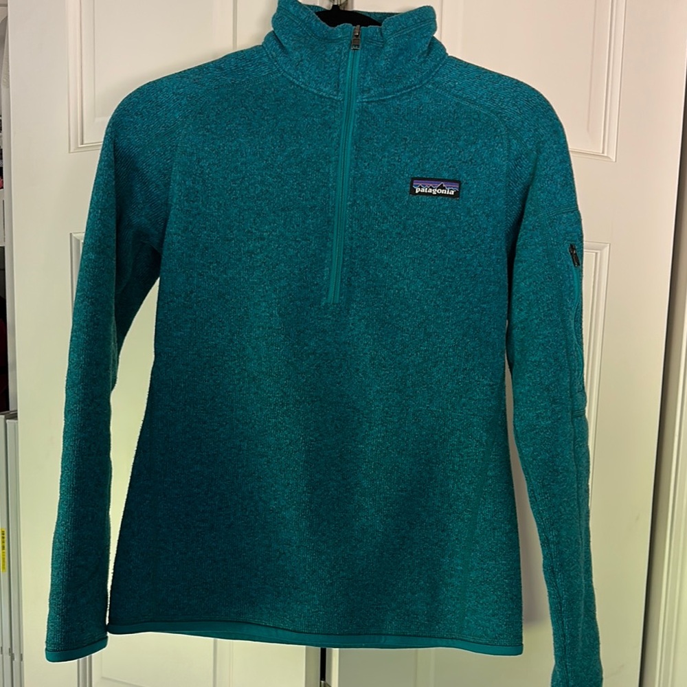 Patagonia Blue Turtleneck Sweater